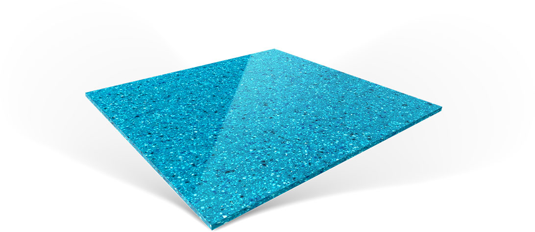 Fiberglass swimming pool colors: Coral Blue