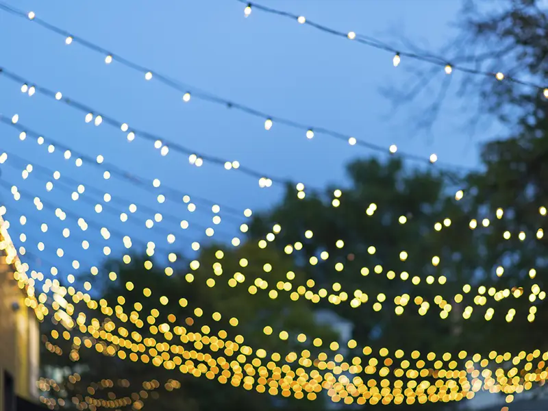 Rope lights for landscaping and decorating your outdoor space